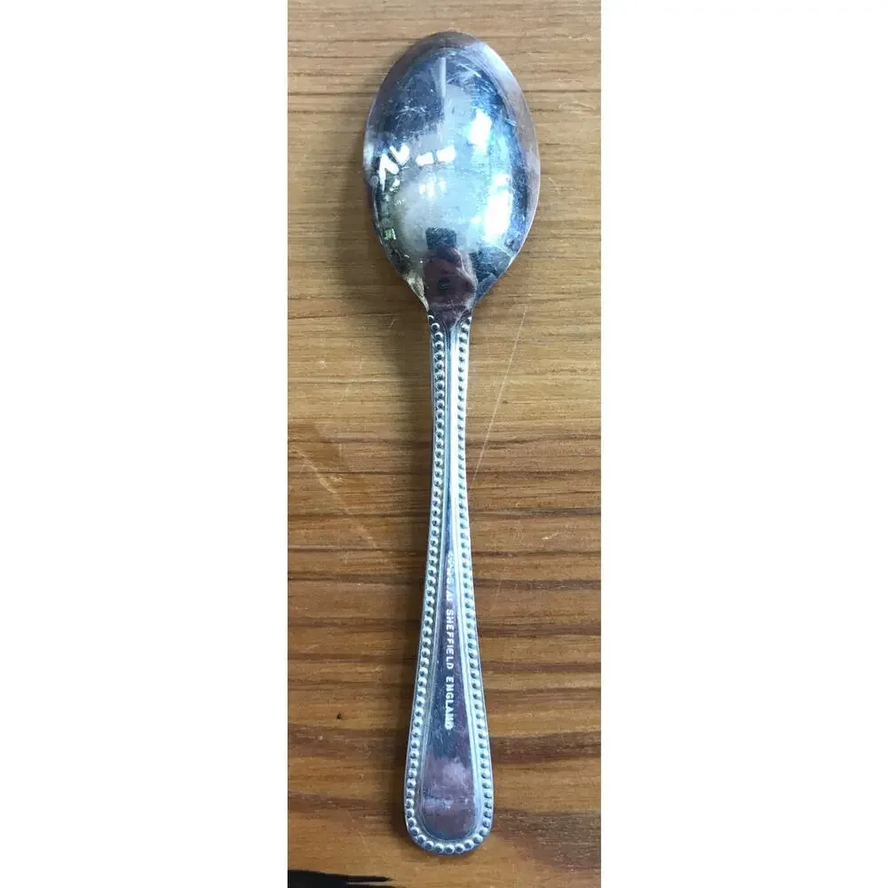 Set Lot 3 Vtg Antique Silverplate Demitasse EPNS Sheffield Coffee Tea Spoons